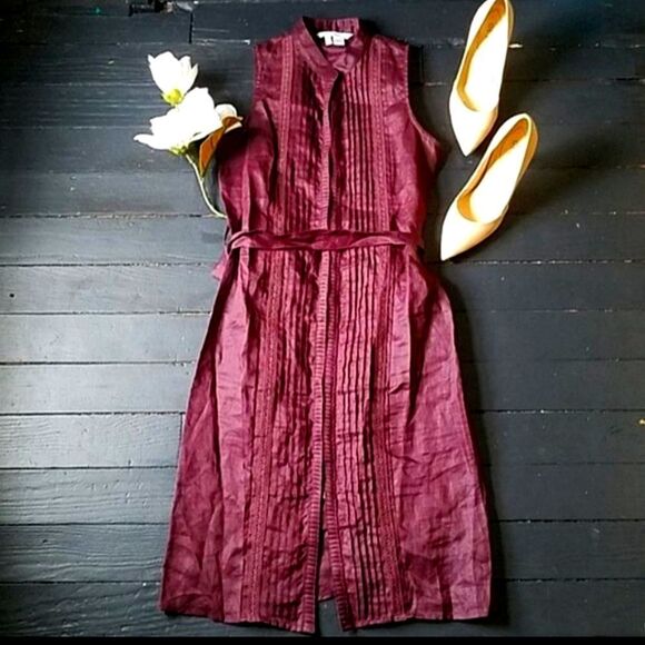 Zara Basic Button Down Dress - Picture 1 of 8